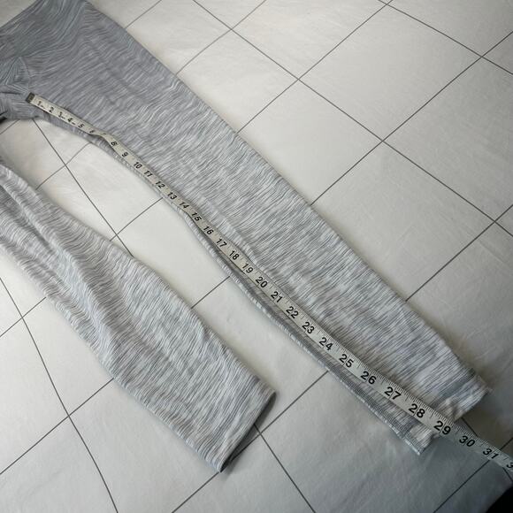 Lululemon Leggings Womens 2 Gray Wunder Under Hi-Rise Ombre Melange Luon 28" Gym - Picture 9 of 11